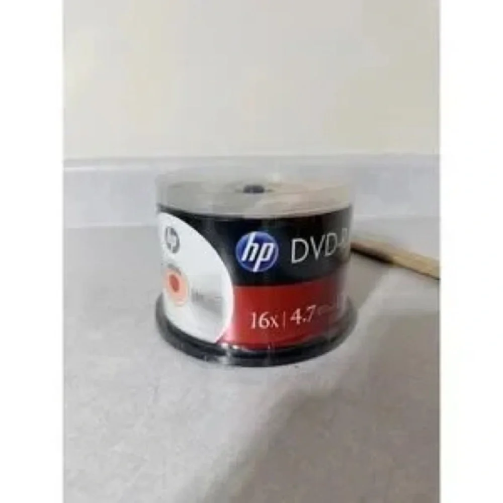 HP DVD-R 50-Pack in Black and Red Spindle